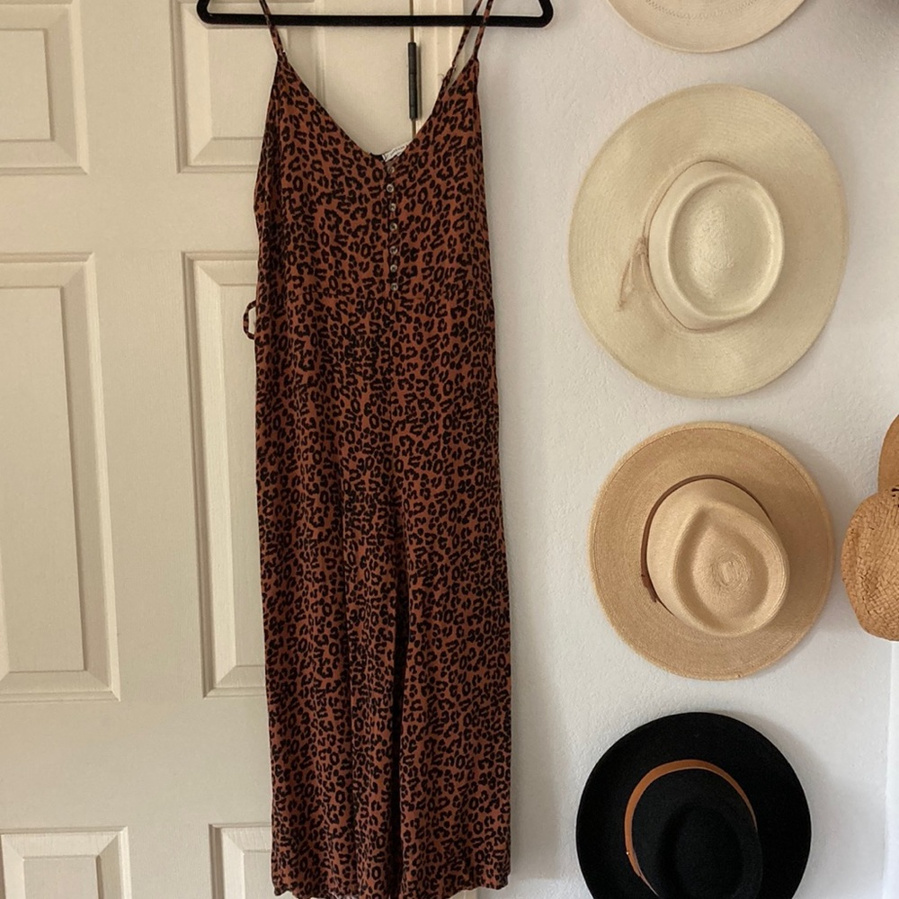 American Eagle Cheetah Romper